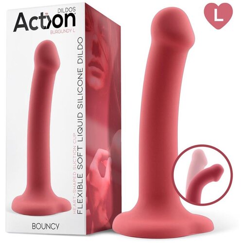 Action Bouncy Liquid Silicone Dildo 19cm Cijene