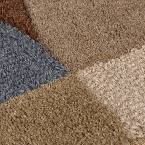 Flair Rugs Sivo-bež ročno tkana volnena preproga 200x290 cm Mia Ellipse &amp;ndash; Slike