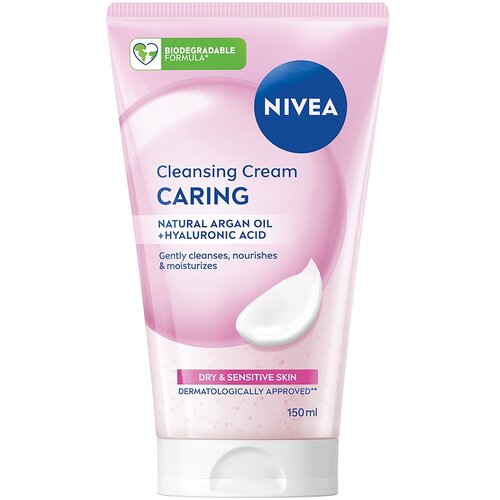 Nivea Caring krema za nežno či&scaron;ćenje lica za suvu i osetljivu kožu 150ml Cene