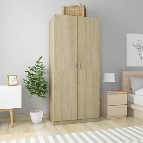 vidaXL Ormar boja hrasta sonome 90 x 52 x 200 cm od konstruiranog drva Cijene