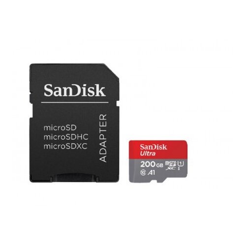 Sandisk micro SDXC Ultra 200GB + adapter SDSQUA4-200G-GN6MA memorijska kartica Slike