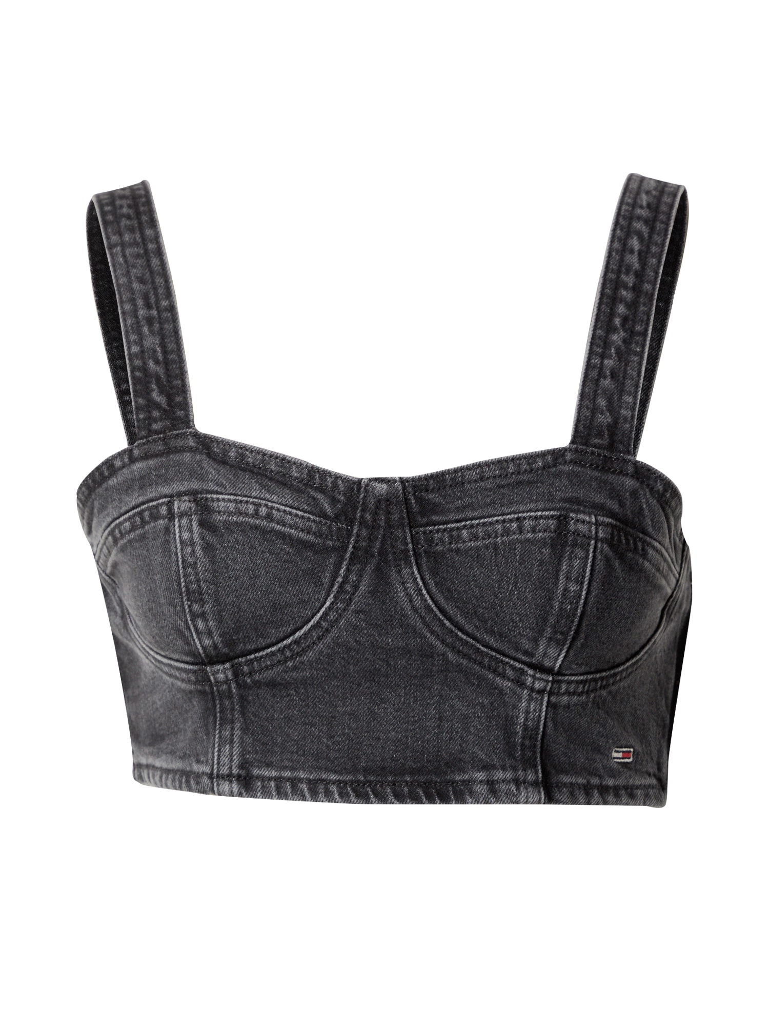 Tommy Jeans Top črn denim Cene