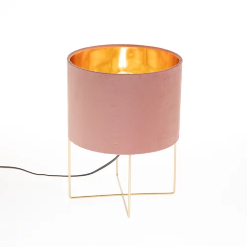 Honsel Moderne tafellamp roze E27 - Rosalina