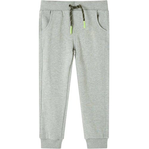VidaXL Dječji donji dio trenirke svijetla kaki boja 140 Slike