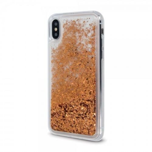 Nillkin silikonski ovitek za Samsung Galaxy A51 A515 prozoren z zlatimi ble&amp;scaron;čicami Slike