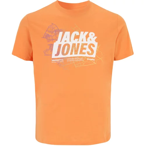 Jack & Jones Majica narančasta / bijela