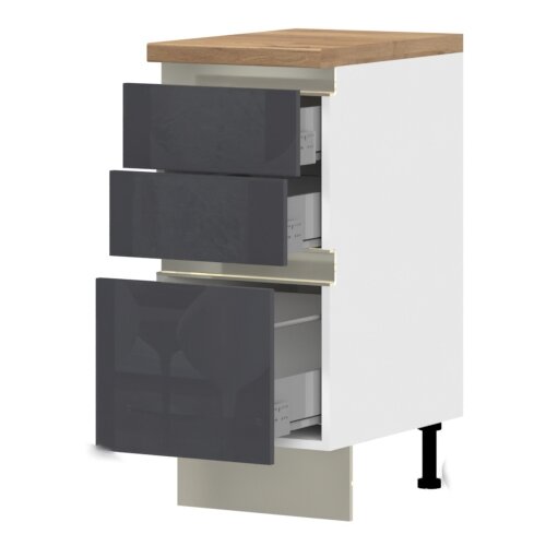 Jela spodnji element R-40-3MBOX/5 za kuhinjo infinity (več barv)-antracit, visoki sijaj Cene