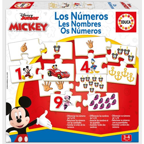Clementoni Sestavljanka - Učim se &scaron;tevilke z Mickeyjem in prijatelji (EDC19327), (21215651) Cene