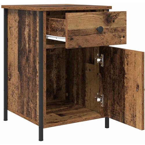  Noćni ormar 2 pcs Staro drvo 40 x 42 x 60 cm Konstruirano drvo Slike
