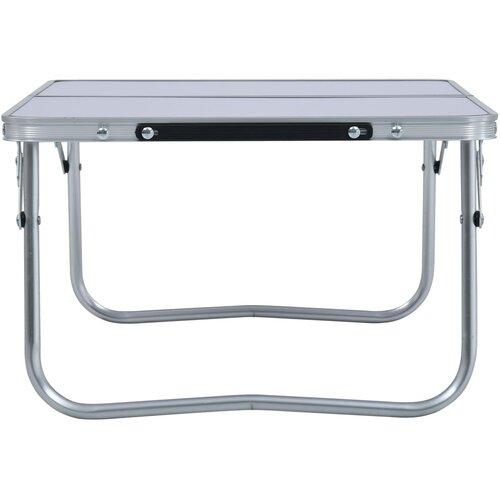  Sklopivi stol za kampiranje bijeli aluminijski 60 x 40 cm Slike