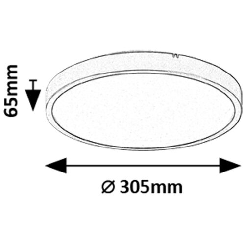 Rabalux alenzo led plafonska lampa 71436 Cene