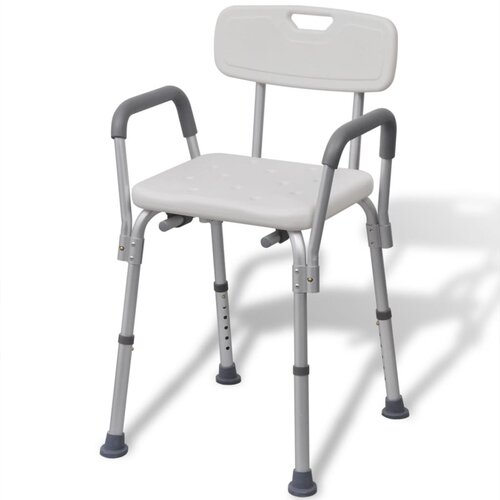 VidaXL stol za tu&amp;scaron; aluminij bel, (21379528) Slike