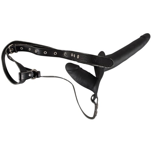 You2Toys Dvostruki silikonski Strap on, crni Cijene