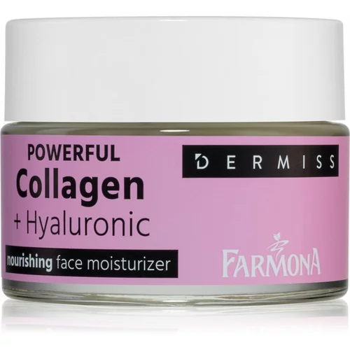 Farmona Dermiss Powerful Collagen + Hyaluronic hranjiva dnevna i noćna krema za lice 50 ml