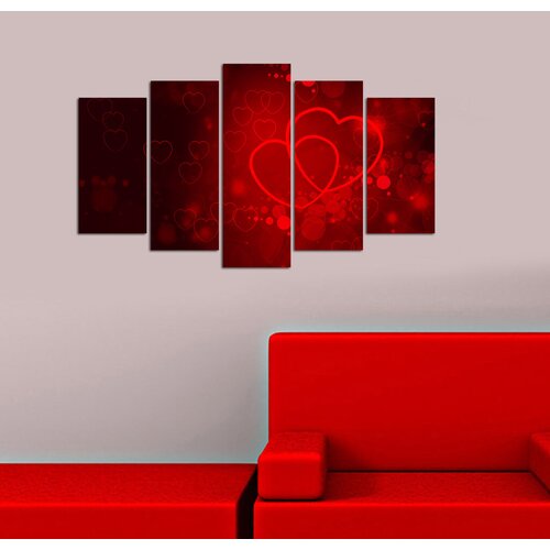 Wallity Set Slika 5M-80, 5 Delova Cene