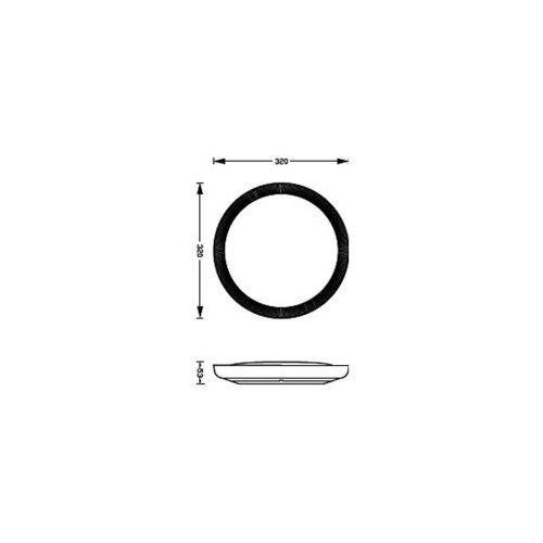 Philips 929004116701 Pebblo ue plafonska lampa ss bela 10w 40k, ( 20661 ) Slike