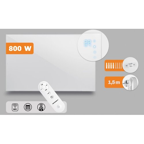 Berdsen BD-987 infracrveni panel 800 W Wi‑Fi bijeli Slike
