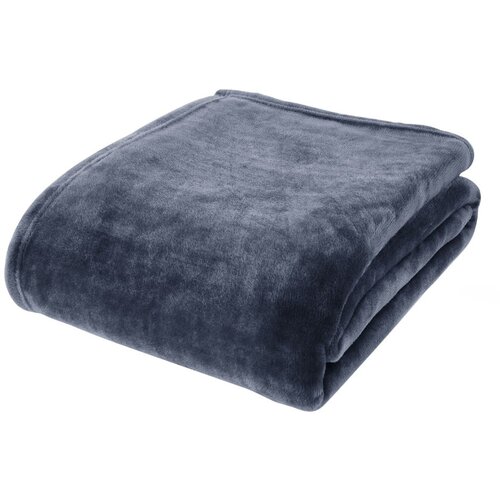 Catherine Lansfield Modro pregrinjalo 200x240 cm Raschel - Catherine Lansfield Cene