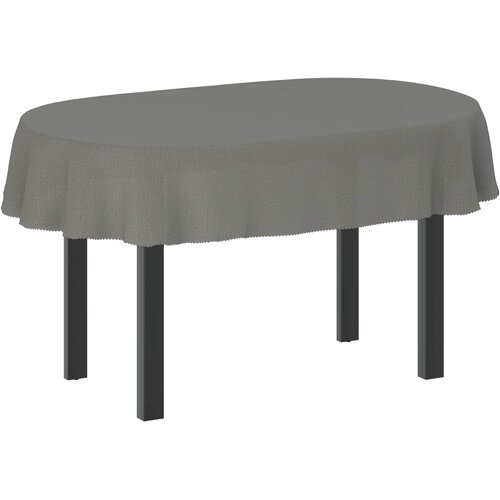  Tkanina za stol Ovalni Svjetlosiva 130 x 220 cm Cene