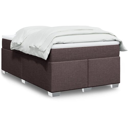  Krevet box spring s madracem tamnosmeđi 120 x 190 cm od tkanine Cijene