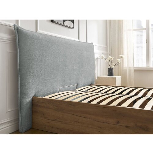 Bobochic Paris Svijetlo sivi podstavljeni tapecirani/od iverice bračni krevet s prostorom za odlaganje s podnicom 180x200 cm Charlie &amp;ndash; Slike