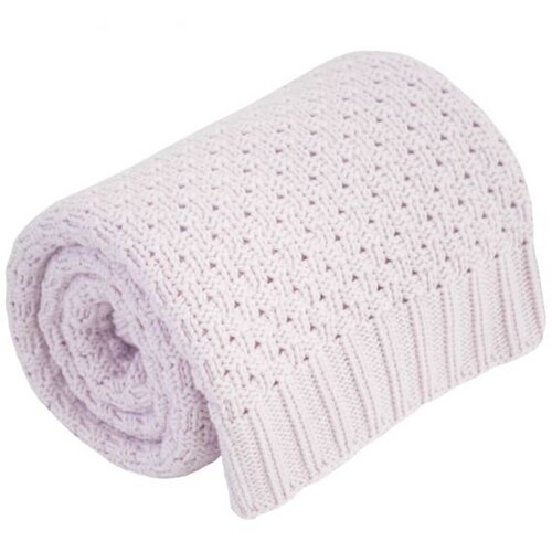 Effiki pletena pamučna dekica pink Slike