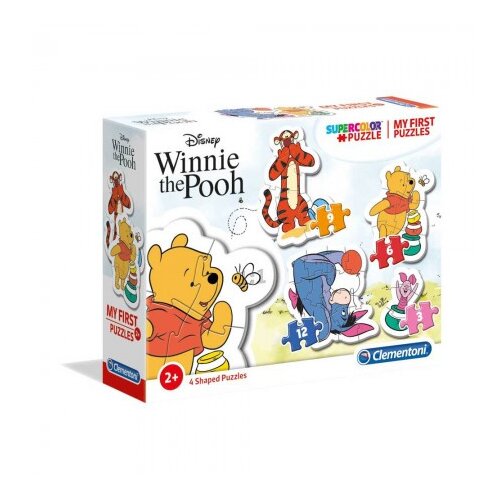 Clementoni My First Puzzles Super Color - Winnie the Pooh (CLE20820), (21215634) Cene