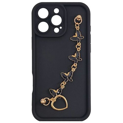 Max Mobile MM TPU IPHONE 16 PRO MAX SILICONE CANDY WRIST STRAP Bl Butterfly Cene