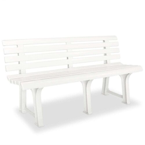  Klupa 145 5 cm plastična bijela Cene