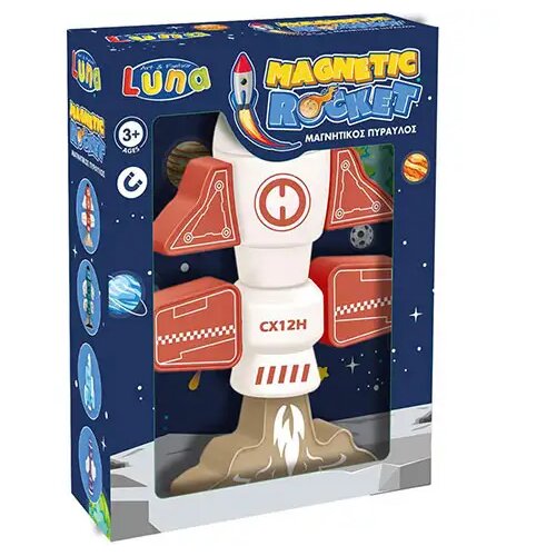Luna Magnetna raketa bele barve Cene