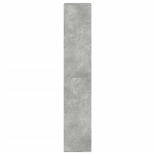  Regal za knjige boja betona 100x33x175 cm konstruirano drvo Slike