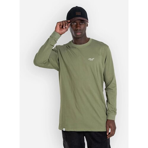 Reell Staple Logo Majica z dolgimi rokavi olive Cene
