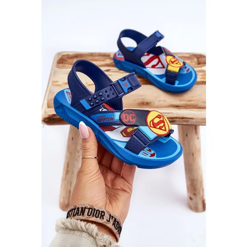 FR1 Children's Sandals Superman Grendene Kids