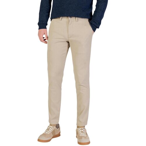 Borghese Hlače Chino / Carrot Chino - Slim Fit 5WPA01 07CO126M Bež Cene