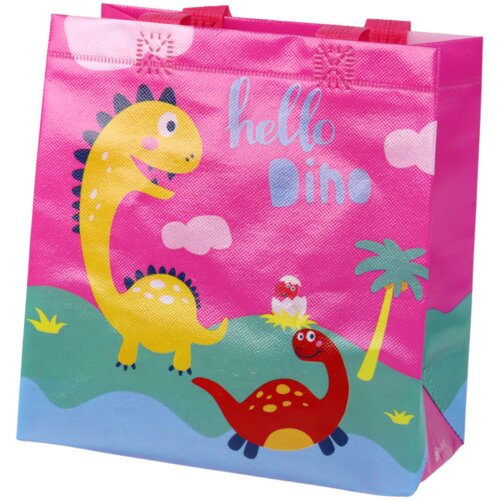 Dinosaur Gift Bag Pink 23cm x 21.5cm x 11cm Cijene