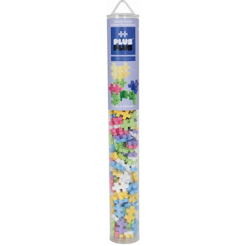 PLUS PLUS Basic tuba pastel 100 kos Slike