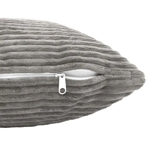  Presvlaka za jastuk 6 pcs HEERLEN Svjetlosiva 45 x 45 cm Kord - Svjetlosiva 45 x 45 cm 6 Cijene