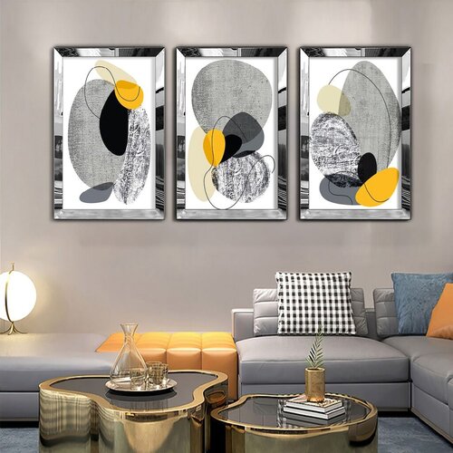 Wallity Zidna slika Huhu407, 40x60 cm, 3 dijela Cene