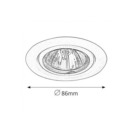 Rabalux spot relight GU5.3 12V 50W beli Cene