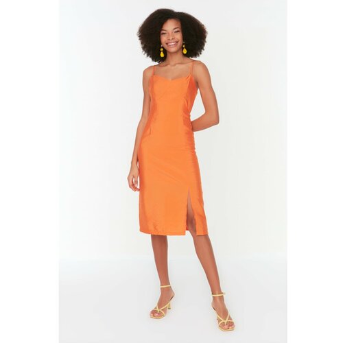 Trendyol Orange Strap Dress Slike