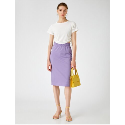 Koton Skirt - Purple - Midi Slike