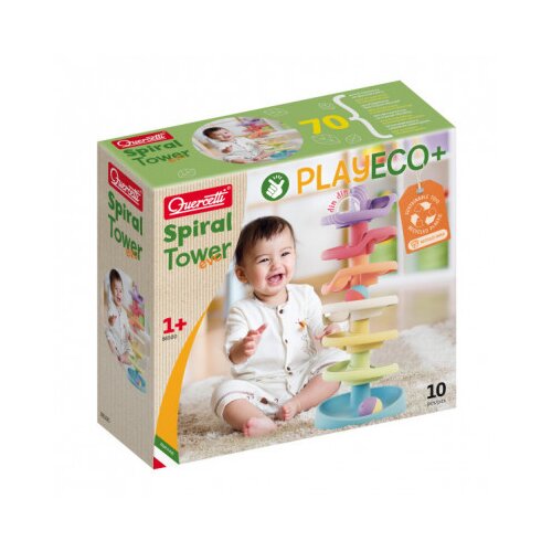 Quercetti Quercetti: Play Eco Spiralni toranj igrali&scaron;te za bebe s loptom Cijene