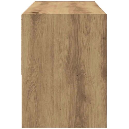 vidaXL Regal za čevlje zložljiva artisan hrast 89,5x30x40 cm Cene