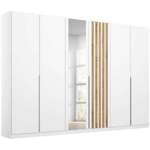 Modern Living Omara S Klasičnimi Vrati Lamella, Bela, Barva Hrasta Cene