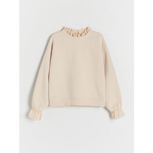 Reserved Girls` jogging top - bež Cene