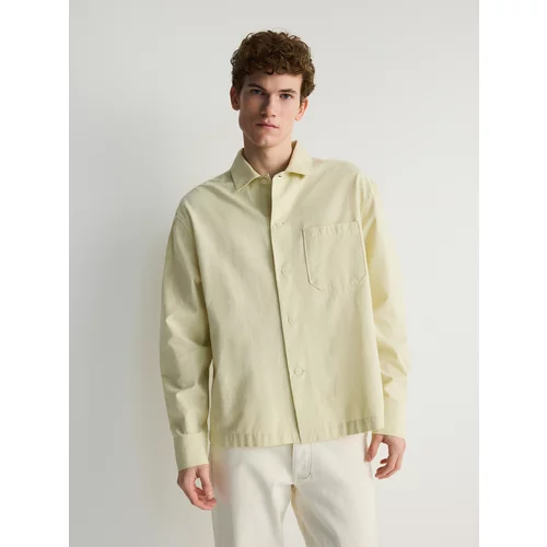 Reserved - Comfort fit košulja - žutozeleno