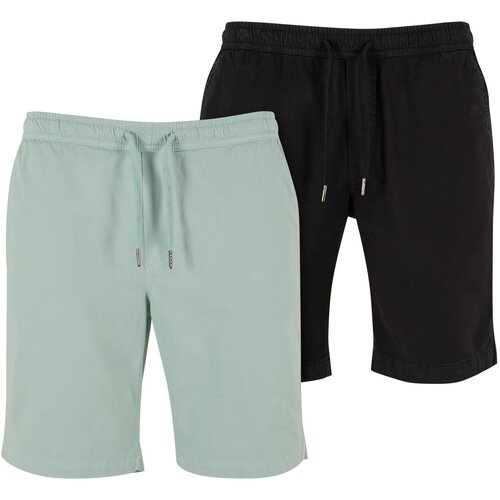 UC Men Men's Stretch Twill 2-Pack Shorts - Mint + Black Slike