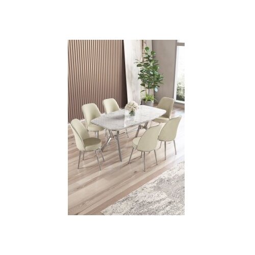 Hanah home Trpezarijski set, 7 dijelova, svijetlozelena Cijene