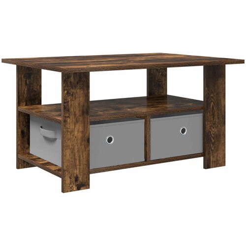  Kava Stol Dimljeni hrast 77 x 55 x 42 cm Konstruirano drvo Slike