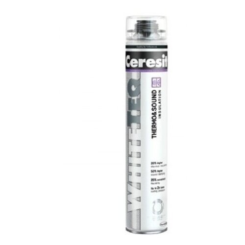 Ceresit PU pjena za pi&amp;scaron;tolj WHITETEQ (750 ml, Poliuretan (PU)) Slike